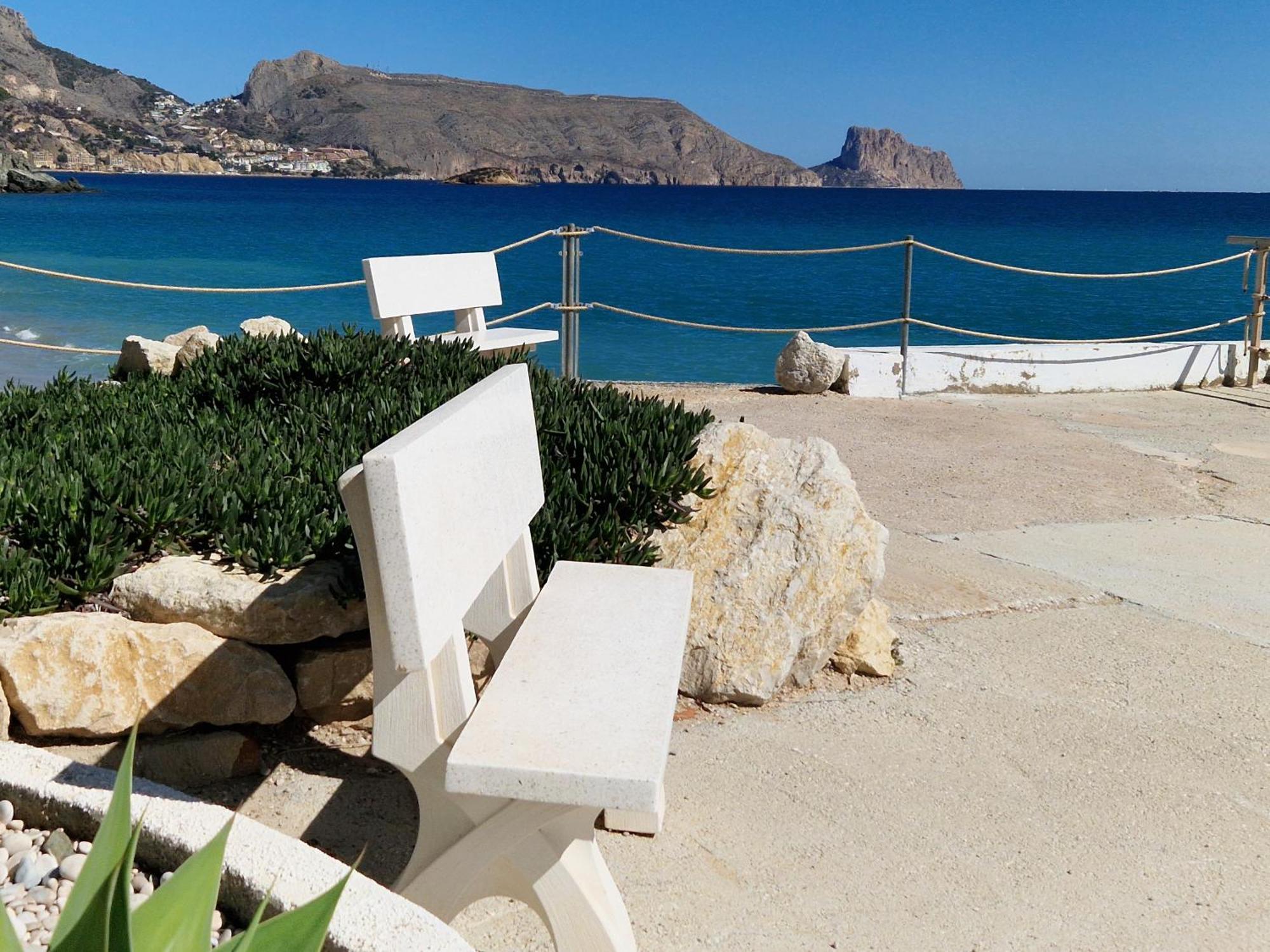 Azul - Estudio Con Vistas Al Mar, Piscina Y Acceso Directo A La Playa By Redi Altea Buitenkant foto