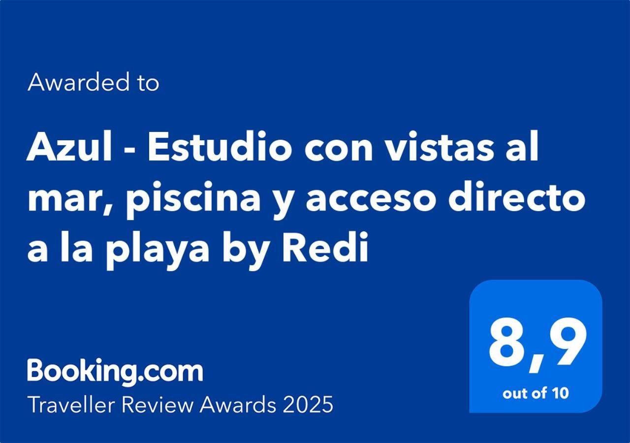 Azul - Estudio Con Vistas Al Mar, Piscina Y Acceso Directo A La Playa By Redi Altea Buitenkant foto